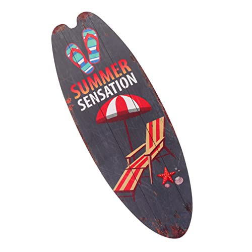 Gatuida Surfbrett Wanddekoration Holz Küstenstil Deko Für Strand Themen Rustikale Surfboard Wandkunst Handgefertigte Wanddekoration Für Wohnzimmer Badezimmer Und Tiki Bar von Gatuida