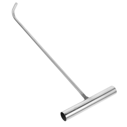 Gatuida T Förmiger Schachtdeckelheber Robustes Mehrzweck Hebewerkzeug mit Ergonomischem Griff für Rolltüren Ladung Kanalabdeckungen Langlebiger Tragbarer Utility Hook von Gatuida