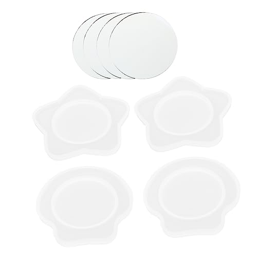 Gatuida Teiliges DIY Silikonform für Kristall Harz Gießen Flexible Praktische Spiegel Formen für Schmuckherstellung Anfänger Geeignet Einfach zu Reinigen und Vielseitig Verwendbar von Gatuida