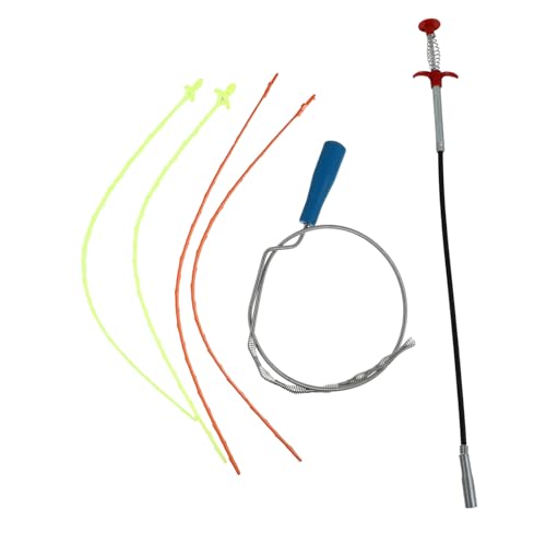 Gatuida Teiliges Drainage Reinigungsset aus Robustem Flexibles Abfluss Werkzeug zur Entfernung von Haaren und Verstopfungen für Dusche Küche und Bad Geeignet von Gatuida