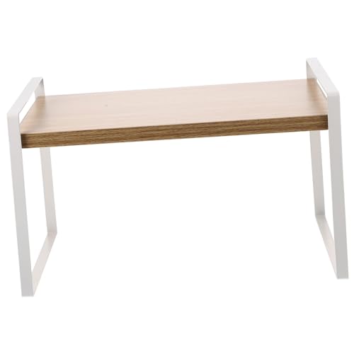 Gatuida Tischregal Weiß mit Ablage Langlebiges Büro Aufbewahrungsregal für Bücher Schreibtisch Organizer Multifunktional für Home Office Schlafzimmer Gatuida Tischregal Weiß mit Ablage Langlebiges Büro Aufbewahrungsregal für Bücher Schreibtisch Organizer Multifunktional für Home Office Schlafzimmer von Gatuida