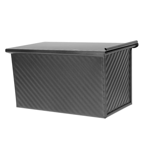 Gatuida Toastbackform mit Deckel Antihaftbeschichtete Kastenform aus Karbonstahl Backzubehör für Brot und Toast Leicht zu Reinigen Optimale Wärmeleitung für Hausgemachtes Backen Gatuida Toastbackform mit Deckel Antihaftbeschichtete Kastenform aus Karbonstahl Backzubehör für Brot und Toast Leicht zu Reinigen Optimale Wärmeleitung für Hausgemachtes Backen von Gatuida