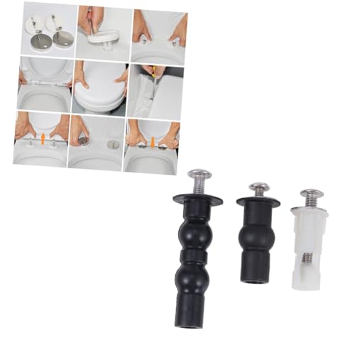 Gatuida Toilettensitz Befestigungsschrauben Teilig mit Gummi und Nylon Expansionsschrauben für Standard Wc Deckel Ersatz Robust Langlebig Zubehör Gatuida Toilettensitz Befestigungsschrauben Teilig mit Gummi und Nylon Expansionsschrauben für Standard Wc Deckel Ersatz Robust Langlebig Zubehör von Gatuida