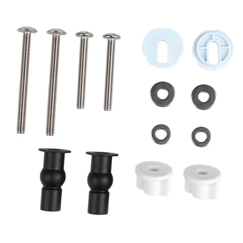 Gatuida Toilettensitz Befestigungsschrauben aus Edelstahl und Rostfrei Langlebig Einfach zu Montieren Ersatzteile für Wc Sitz Reparatur Geeignet für Bad Hotel Restaurant von Gatuida