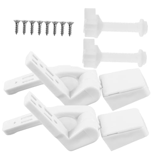 Gatuida Toilettensitz Scharnier Ersatzset Teilig mit Kunststoff Schrauben und Muttern Einfache Montage Langlebiges Wc Sitz Befestigungszubehör Kompatibel mit Meisten Toilettenmodellen Gatuida Toilettensitz Scharnier Ersatzset Teilig mit Kunststoff Schrauben und Muttern Einfache Montage Langlebiges Wc Sitz Befestigungszubehör Kompatibel mit Meisten Toilettenmodellen von Gatuida