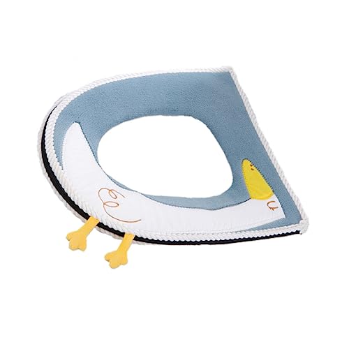 Gatuida Toilettensitzbezug Cartoon Für Badezimmer Toilettensitzkissen Warme Pad Aus Mit Gummigriff Waschbar Für Winter von Gatuida