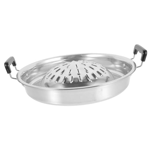 Gatuida Tragbare Grillpfanne aus Multifunktionale Koreanische Grillplatte für Camping und Picknick Leicht und Kompakt für Fleisch und Fisch mit Praktischem Design Gatuida Tragbare Grillpfanne aus Multifunktionale Koreanische Grillplatte für Camping und Picknick Leicht und Kompakt für Fleisch und Fisch mit Praktischem Design von Gatuida