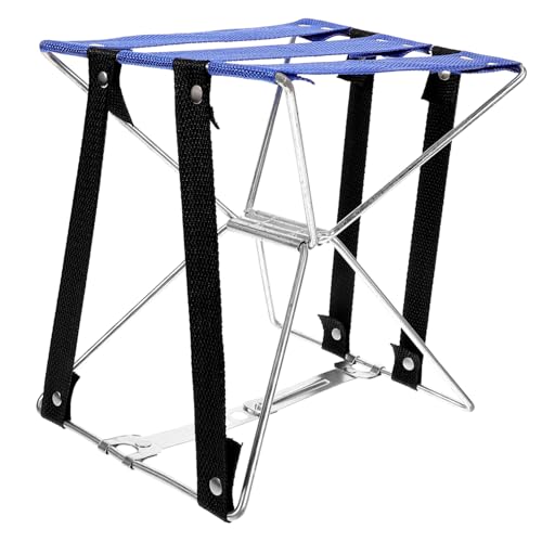 Gatuida Tragbarer Faltbarer Campinghocker Klappbar Leichter Outdoor Klappstuhl Klein Kompakt für Angeln Wandern Picknick Vielseitiger Mobiler Sitzhocker von Gatuida