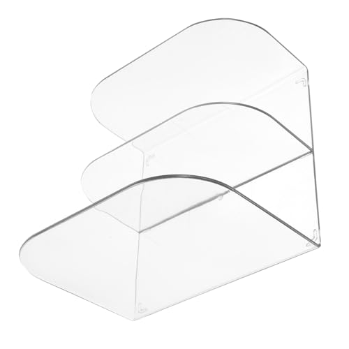 Gatuida Transparente Buchstützen Kunststoff Büro Bücherhalter Regal Organizer für Schreibtisch Dokumente Dateien Ablage rutschfest Vielseitig für Zuhause und Arbeitsplatz Gatuida Transparente Buchstützen Kunststoff Büro Bücherhalter Regal Organizer für Schreibtisch Dokumente Dateien Ablage rutschfest Vielseitig für Zuhause und Arbeitsplatz von Gatuida