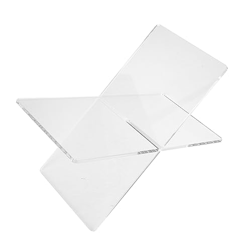Gatuida Transparenter Buchständer aus Hochwertigem Acryl X Förmiger Buchhalter für Schule Büro und Zuhause Stabil und für Bücher und Notizen für Studenten und Leser Unterstützt Besseres Gatuida Transparenter Buchständer aus Hochwertigem Acryl X Förmiger Buchhalter für Schule Büro und Zuhause Stabil und für Bücher und Notizen für Studenten und Leser Unterstützt Besseres von Gatuida