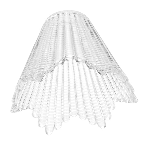 Gatuida Transparenter Glas Lampenschirm Ersatz Lampenschale Vintage Design für Wohnzimmer Schlafzimmer Küche Vielseitiger Glasschirm Passend für Wand und Tischlampen Einfache Montage Gatuida Transparenter Glas Lampenschirm Ersatz Lampenschale Vintage Design für Wohnzimmer Schlafzimmer Küche Vielseitiger Glasschirm Passend für Wand und Tischlampen Einfache Montage von Gatuida