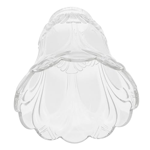 Gatuida Transparenter Glaskerzenhalter für Deckenlampen Fassung Mattes Design für Sanfte Beleuchtung Langlebiges Lampenzubehör für Pendelleuchten und Wandleuchten von Gatuida