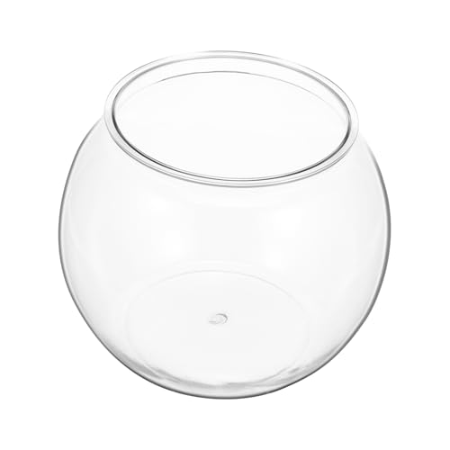 Gatuida Transparenter Runder Pet Fischtank Dekoration Betta Becken Desktop Blumenvase Langlebig Stilvoll für Büro Wohnzimmer Geschenkideen Gatuida Transparenter Runder Pet Fischtank Dekoration Betta Becken Desktop Blumenvase Langlebig Stilvoll für Büro Wohnzimmer Geschenkideen von Gatuida