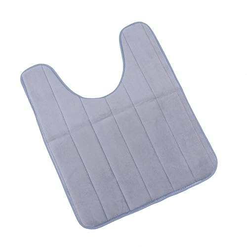 Gatuida Toilettensitzbezug Dehnbar Waschbar Baumwollstoff Warm Badezimmer U-förmige Toilettensitzauflagen Dicker Toilettensitzpolster von Gatuida