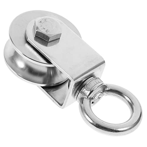 Gatuida U Umlenkrolle Seilrolle Drehbar Robust Tragkraft Stark Für Drahtseil Fitness Krafttraining Zubehör Indoor Outdoor von Gatuida