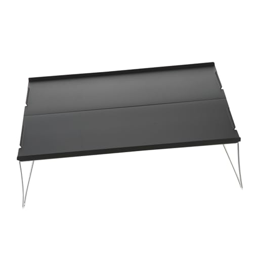 Gatuida Ultraleichter Faltbarer Campingtisch aus Robustem Aluminiumlegierung Tragbarer Picknick Grilltisch Praktisch Einfach zu Öffnen für Outdoor Strand und Reisen von Gatuida