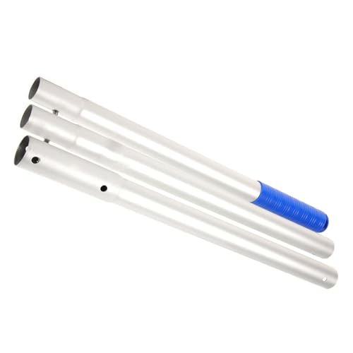 Gatuida Verstellbare Aluminium Poolstange aus Langlebiger Legierung mit Kunststoffgriff Kompatibel mit Kescher und Skimmer Ergonomisch Leicht und Einfach zu Montieren für Effiziente von Gatuida