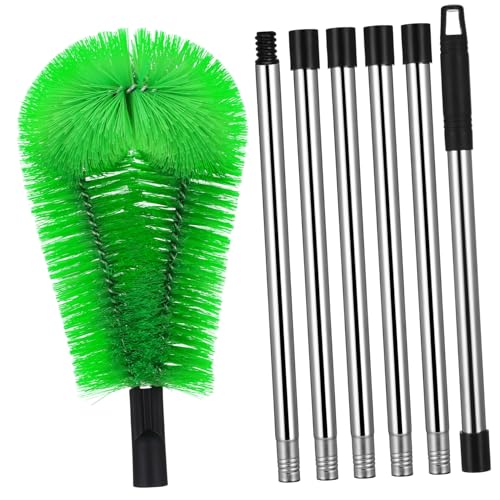 Gatuida Verstellbare Dachrinnenbürste mit Biegsamem Kopf Teiliges mit Teleskopstangen Vielseitig für Dachrinnen Decken und Schwer Erreichbare Stellen Einfache Montage Werkzeug Gatuida Verstellbare Dachrinnenbürste mit Biegsamem Kopf Teiliges mit Teleskopstangen Vielseitig für Dachrinnen Decken und Schwer Erreichbare Stellen Einfache Montage Werkzeug von Gatuida