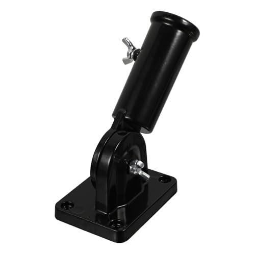 Gatuida Verstellbare Fahnenmasthalterung aus Aluminiumlegierung Robust und Wetterfest Stabile Halterung für Fahnenmast Geeignet für Außenbereich und Starken Wind Einfache Befestigung von Gatuida