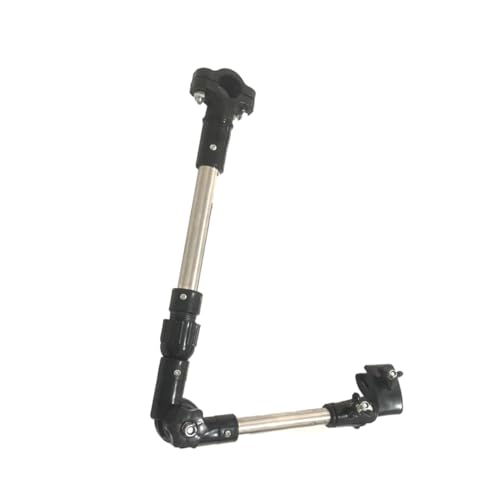 Gatuida Verstellbare Regenschirmhalterung für Fahrrad und Kinderwagen Drehbarer Stahlrohr Halter Teiliger Teleskopstange Montierbar für Buggy und Kinderstuhl Schwarz Silber Gatuida Verstellbare Regenschirmhalterung für Fahrrad und Kinderwagen Drehbarer Stahlrohr Halter Teiliger Teleskopstange Montierbar für Buggy und Kinderstuhl Schwarz Silber von Gatuida