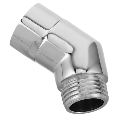 Gatuida Verstellbarer Duschkopf Adapter aus Messing mit Schwenkbarem Winkelstück Einfacher Handbrause Adapter zur Montage für Moderne Badezimmer Kompatibel mit Meisten Standard von Gatuida
