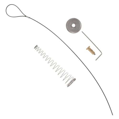 Gatuida Verstellbarer Gartentor Riegel Zugfeder Türgriff aus Edelstahl und PVC Rostbeständiger Zaun Türschloss Zug für Holztüren und Metalltore Einfach zu Montieren Gatuida Verstellbarer Gartentor Riegel Zugfeder Türgriff aus Edelstahl und PVC Rostbeständiger Zaun Türschloss Zug für Holztüren und Metalltore Einfach zu Montieren von Gatuida
