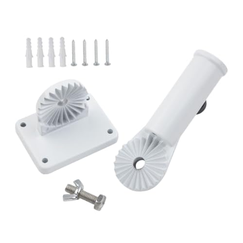 Gatuida Verstellbarer Wandhalter für Fahnenmast aus Aluminiumlegierung und Abs Wetterbeständig Stabiler Fahnenmasthalter für Balkon Garten Terrasse Geeignet für National und Gartenflaggen Gatuida Verstellbarer Wandhalter für Fahnenmast aus Aluminiumlegierung und Abs Wetterbeständig Stabiler Fahnenmasthalter für Balkon Garten Terrasse Geeignet für National und Gartenflaggen von Gatuida