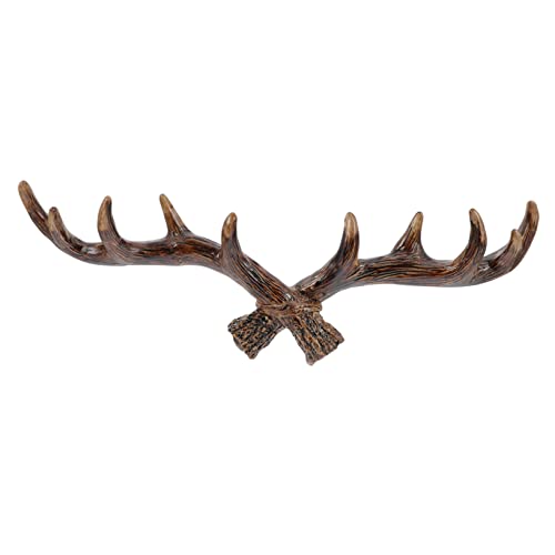 Gatuida Vintage Antler Wandhaken Mittelgroß Dunkel Robuster Dekorativer Kleider und Schlüsselhalter im Retro Stil für Schlafzimmer Wohnzimmer Flur und Ankleidezimmer Gatuida Vintage Antler Wandhaken Mittelgroß Dunkel Robuster Dekorativer Kleider und Schlüsselhalter im Retro Stil für Schlafzimmer Wohnzimmer Flur und Ankleidezimmer von Gatuida