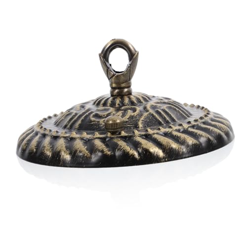 Gatuida Vintage Kronleuchter Deckenplatte Goldene Baldachin Abdeckung Rostfreie Deckenrosette für Beleuchtung Wohnzimmer Schlafzimmer Esszimmer von Gatuida