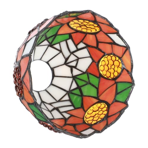 Gatuida Vintage Lampenschirm aus Farbigem Glas Langlebiger Lampenüberzug Weiches Licht Europäischer Stil Geeignet für Steh Tisch und Deckenlampen Hochwertiger Lampenschirm für Wohn und Gatuida Vintage Lampenschirm aus Farbigem Glas Langlebiger Lampenüberzug Weiches Licht Europäischer Stil Geeignet für Steh Tisch und Deckenlampen Hochwertiger Lampenschirm für Wohn und von Gatuida