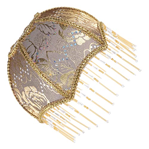 Gatuida Vintage Lampenschirm im Schirm design aus Stoff Ø Dekorativer Lampenschirm für Pendel Stehlampen Leicht Einfach zu Montieren für Wohnzimmer und Schlafzimmer von Gatuida