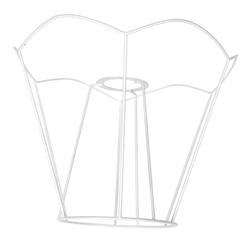 Gatuida Vintage Lampenschirmrahmen aus Metall Robuster Drahtschirmring DIY Lampenschirm Ersatzrahmen für Tisch und Wandlampen Dekorativer Eisenrahmen mit Rostschutz Vielseitig Kompatibel von Gatuida