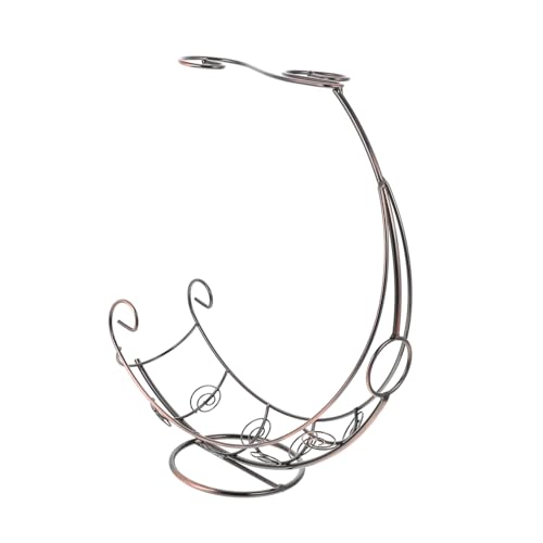 Gatuida Vintage Stil Weinregal aus Robustem Metall Platzsparendes Flaschen und Glashalter für Küche und Esszimmer Dekorativer Weinständer im Piratenschiff Design Gläser und Flasche von Gatuida