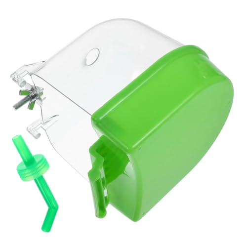 Gatuida Vogelbadewanne für Käfig mit Haken Bpa freies Kunststoff badebecken für Wellensittiche und Papageien Glatte Kanten Wiederverwendbar Innenhängendes Badehaus für Vögel und von Gatuida