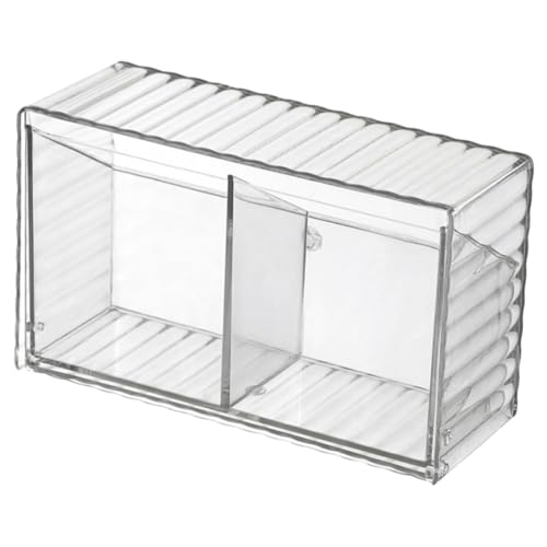 Gatuida Wandmontierter Baumwollstäbchenhalter mit Staubschutzdeckel Transparenter Aufbewahrungsbox für Bad Büro Schlafzimmer Praktischer Organizer für Wattepads Haargummis und Kosmetik Gatuida Wandmontierter Baumwollstäbchenhalter mit Staubschutzdeckel Transparenter Aufbewahrungsbox für Bad Büro Schlafzimmer Praktischer Organizer für Wattepads Haargummis und Kosmetik von Gatuida