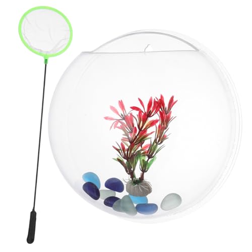 Gatuida Wandmontierter Klarer Fischtank Durchmesser Transparenter Hänge Aquarien Blumentopf für Zimmerpflanzen und Kleine Fische Platzsparender Hydroponik Planter aus Bruchsicherem Gatuida Wandmontierter Klarer Fischtank Durchmesser Transparenter Hänge Aquarien Blumentopf für Zimmerpflanzen und Kleine Fische Platzsparender Hydroponik Planter aus Bruchsicherem von Gatuida