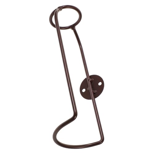 Gatuida Wandmontierter Weinflaschenhalter Aus Einzelnes Weinregal Für Wand Weinflaschenregal Zur Wandmontage Flaches Weinregal Für Schrägwände Aus Metall Für Flaschen von Gatuida