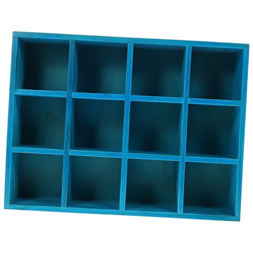 Gatuida Wandregal mit Fächern aus Holz Mediterranes Design Dekorativer Aufbewahrungsschrank für Actionfiguren Vinylfiguren und Puppen für Wohnzimmer Schlafzimmer und Büro von Gatuida