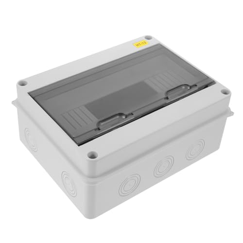 Gatuida Wasserdichte Elektro Verteilerdose aus Robustem Abs Kunststoff Wetterfeste Anschlussbox für Outdoor Einsatz Einfache Installation Langlebige Schutzbox für Kabel und Steuerung von Gatuida