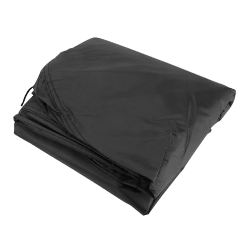 Gatuida Wasserdichte Möbelabdeckung Schwarz mit Ösen und Befestigungsbändern Reißfest UV Beständig Kälte und Hitzeresistent Wetterfeste Schutzhülle für Gartenmöbel und Outdoor Möbel von Gatuida