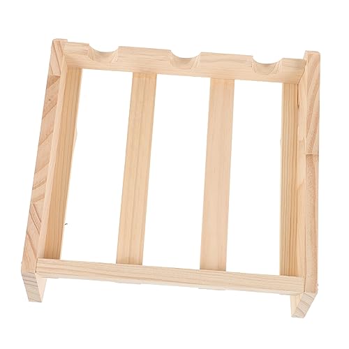 Gatuida Weinregal aus Holz Rustikaler Flaschenhalter für Flaschen Aufbewahrungsregal für Weißwein für Wohnzimmer Bar und Restaurant Natürliche Holzmaserung Gatuida Weinregal aus Holz Rustikaler Flaschenhalter für Flaschen Aufbewahrungsregal für Weißwein für Wohnzimmer Bar und Restaurant Natürliche Holzmaserung von Gatuida