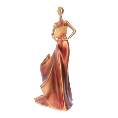Gatuida Weinständer Weinregal mit Resin Design Dekorativer Fan Beauty Girl Weinhalter Stabiles Display für Küche Bar und Restaurant Stilvolle Flaschenaufbewahrung mit Sicherem Stand von Gatuida