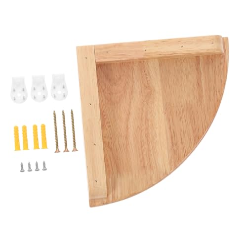 Gatuida Weißes Eichenholz Eckregal Wandboard Fan förmig mit Abgerundeten Kanten Wasserfestes Wandaufbewahrungsregal für Küche Schlafzimmer Bad und Büro Praktisches Kleines Wandregal Gatuida Weißes Eichenholz Eckregal Wandboard Fan förmig mit Abgerundeten Kanten Wasserfestes Wandaufbewahrungsregal für Küche Schlafzimmer Bad und Büro Praktisches Kleines Wandregal von Gatuida