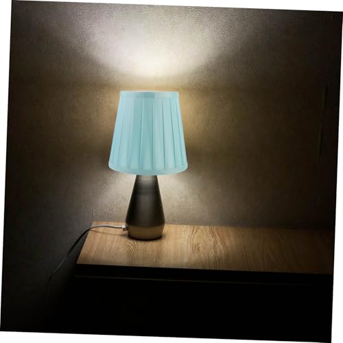 Gatuida Wellenförmiger Lampenschirm für Schreibtischlampe Langlebig Einfache Montage Dekorativer Haushaltslampenschirm Ersatz für Schlafzimmer Hotelbeleuchtung Hellgrün von Gatuida
