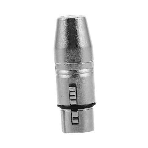 Gatuida Xlr zu Klinkenadapter Poliger Xlr Frauenadapter für Mixer Recorder und Langlebig Einfach zu Bedienen Klare Audioübertragung von Gatuida