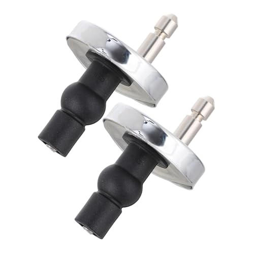 Gatuida Zinklegierung Wc Sitz Scharniere Ersatzset Schnellverschluss Befestigungsschrauben für Holz Metall Kunststoff Toilettendeckel Passend Einfache Montage Langlebig von Gatuida