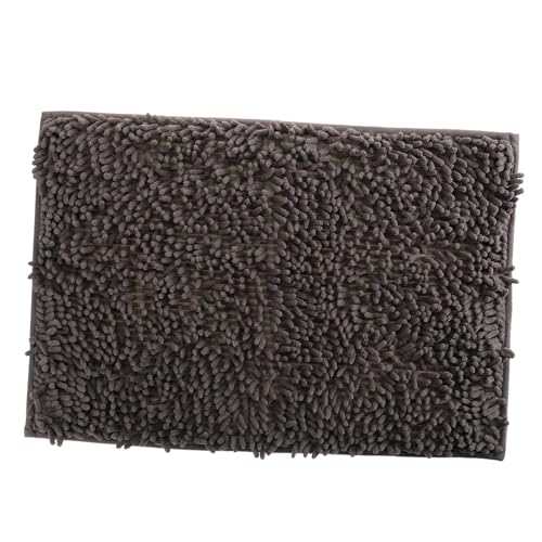 Gatuida rutschfeste Chenille Fußmatte für Innen und Außen Waschbarer Strapazierfähiger Patio Floor Pad mit Moderner Streifenoptik Rutsch Badematte für Eingangsbereich und Badezimmer von Gatuida