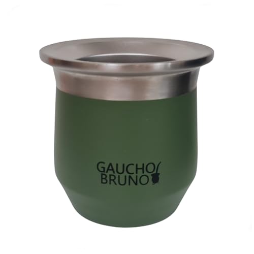 Gaucho Bruno – Thermo-Mate aus Edelstahl zum Trinken von Yerba Mate | Leicht zu reinigen | Angenehm zu halten | Hält die Temperatur des Getränks aufrecht Gaucho Bruno – Thermo-Mate aus Edelstahl zum Trinken von Yerba Mate | Leicht zu reinigen | Angenehm zu halten | Hält die Temperatur des Getränks aufrecht von Gaucho Bruno