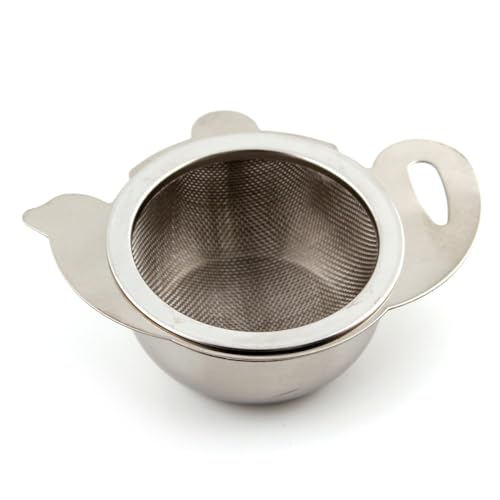 Gaucho Cebar Teesieb für losen Tee ● Teesieb aus Edelstahl 304 ● Wiederverwendbares Teesieb ● Sieb für die meisten Tassen ● Tee- und Kräutersieb von Gaucho Cebar
