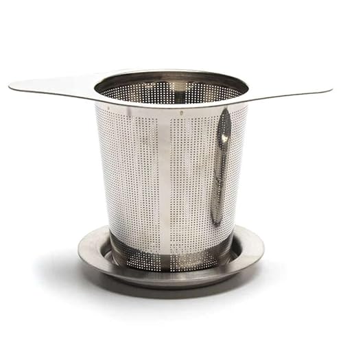 Gaucho Cebar Teesieb für losen Tee ● Teesieb aus Edelstahl 304 ● Wiederverwendbares Teesieb ● Sieb für die meisten Tassen ● Tee- und Kräutersieb von Gaucho Cebar
